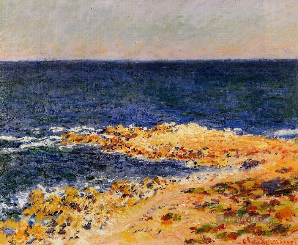 The Big Blue in Antibes Claude Monet Strand Ölgemälde